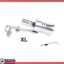 Universal Aluminum Turbo Sound Exhaust Muffler Whistle Pipe Blow Off Valve Bov Universal Aluminum Turbo Sound Exhaust Muffler Whistle Pipe Blow Off Valve Bov
