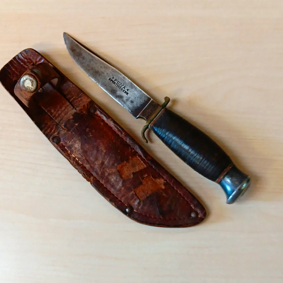 PUMA Plain Collectible Vintage Factory Manufactured Fixed Blade