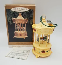 Hallmark Keepsake Ornament 1996 Light Motion Tobin Fraley Holiday Carousel Magic