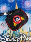 Disney Parks Pin Trading Mickey Mouse Black 25th Anniversary Small Pin Bag New