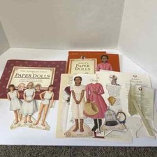 Lot of Vintage American Girl Paper Dolls Samantha Molly Kirsten Addy