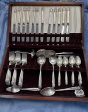 Holmes and Edwards Danish Princess (Silverplate, 1938) Service for 10 + Bonus