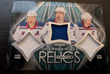 2024-25 UD Black Diamond Mine Triple Relics Panarin/Kreider/Trouba