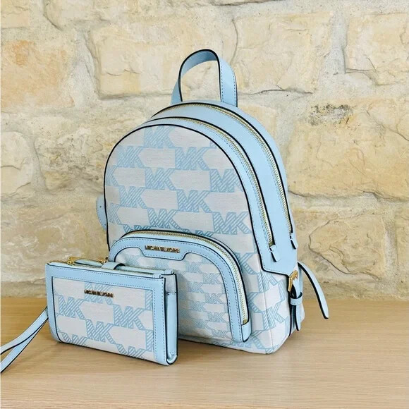 Michael Kors Jaycee Medium Signature MK Graphic backpack zip pocket&wallet set Michael Kors | Bags | Michael Kors Jaycee Medium Signature  main image 2