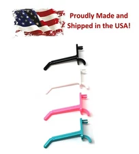 2" Plastic Pegboard Hooks Garage/ Tools/ Storage/ Jewelry/ Crafts/ 25 or 50 Pack
