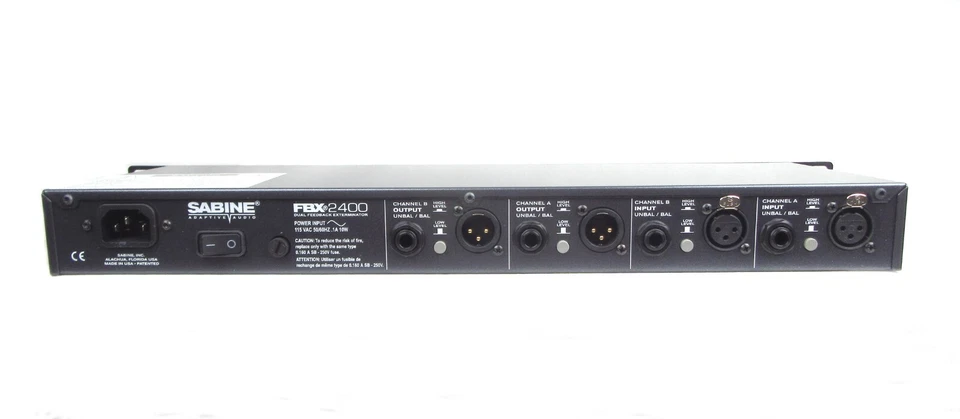 Sabine FBX2400U 2 Channel Feedback Exterminator - New Old Stock, Free Shipping - Image 2 of 4