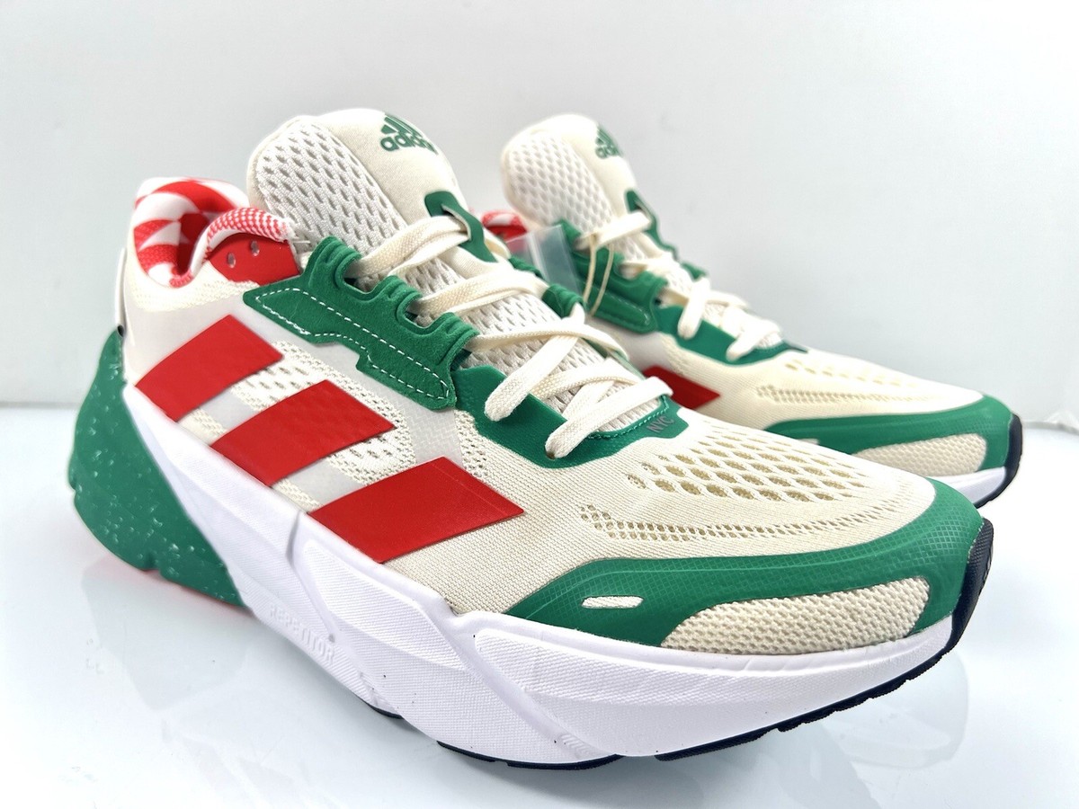【りあ】 ADIDAS ADISTAR 1 REFUEL NYC RUNNING RED CREAM GREEN GX6864