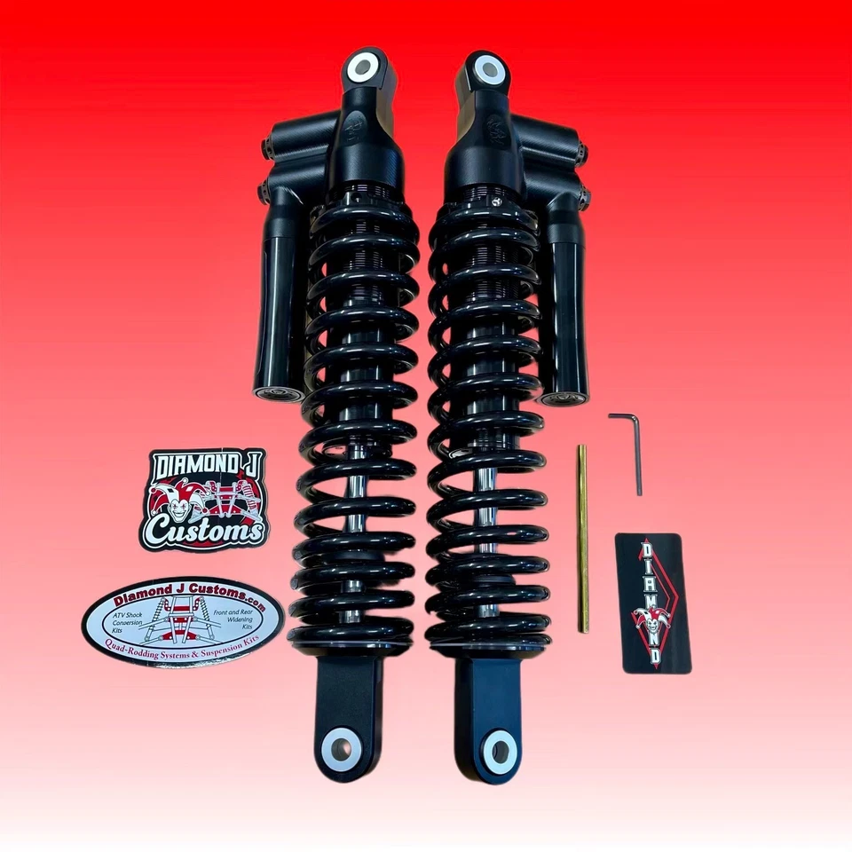 DIAMOND+ REAR 400mm Adjustable Machined Shock - Yamaha Raptor 125 or 250 - Image 4 of 4