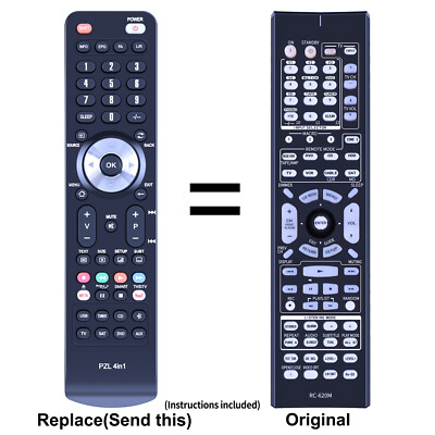 New RC-620M Remote Control For Onkyo TX-SR703 TX-SR703B TX-SR703S