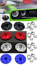 Cnc Billet Appearance Hood Lock Pin Mount Security Latch Kit For Ford Chevy Gmc
