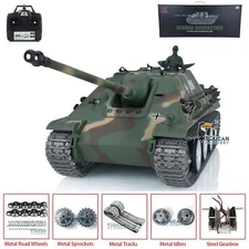 1/16 Henglong 3869 Customized Jagdpanther RTR 7.0 RC Tank Metal Tracks Wheels