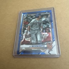 2021 Bowman Draft Sapphire JT Schwartz New York Mets 1st Bowman Card #BDC-61