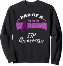 Dad Of A Warrior ITP Awareness ITP Warrior Fighting Unisex Crewneck Sweatshirt