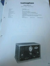 Schaltplan Radio Lumophon Standard 2 1929/30