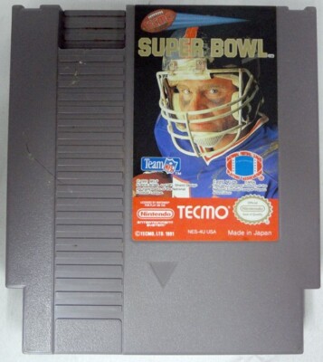 Nintendo Entertainment System NES 1991 Tecmo Super Bowl Video Game Cartridge!