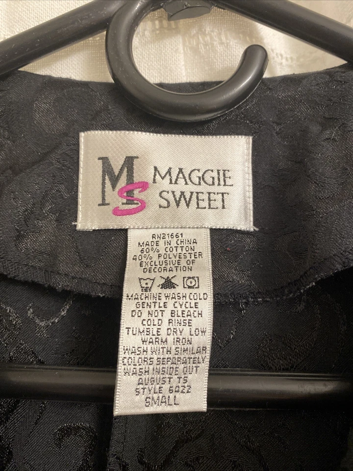 Maggie Sweet Small Women’s Black Light Coat Sister Ties - Image 2 of 4