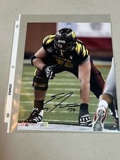 Eric Fisher 8x10 Photo Football Fanatics COA Signed KC Chiefs Central Michigan