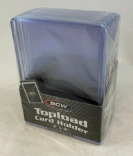 BCW BRAND NEW SEALED (1) PACK of 10 TOP LOADER 138pt. 3.5mm (10 Holders total)