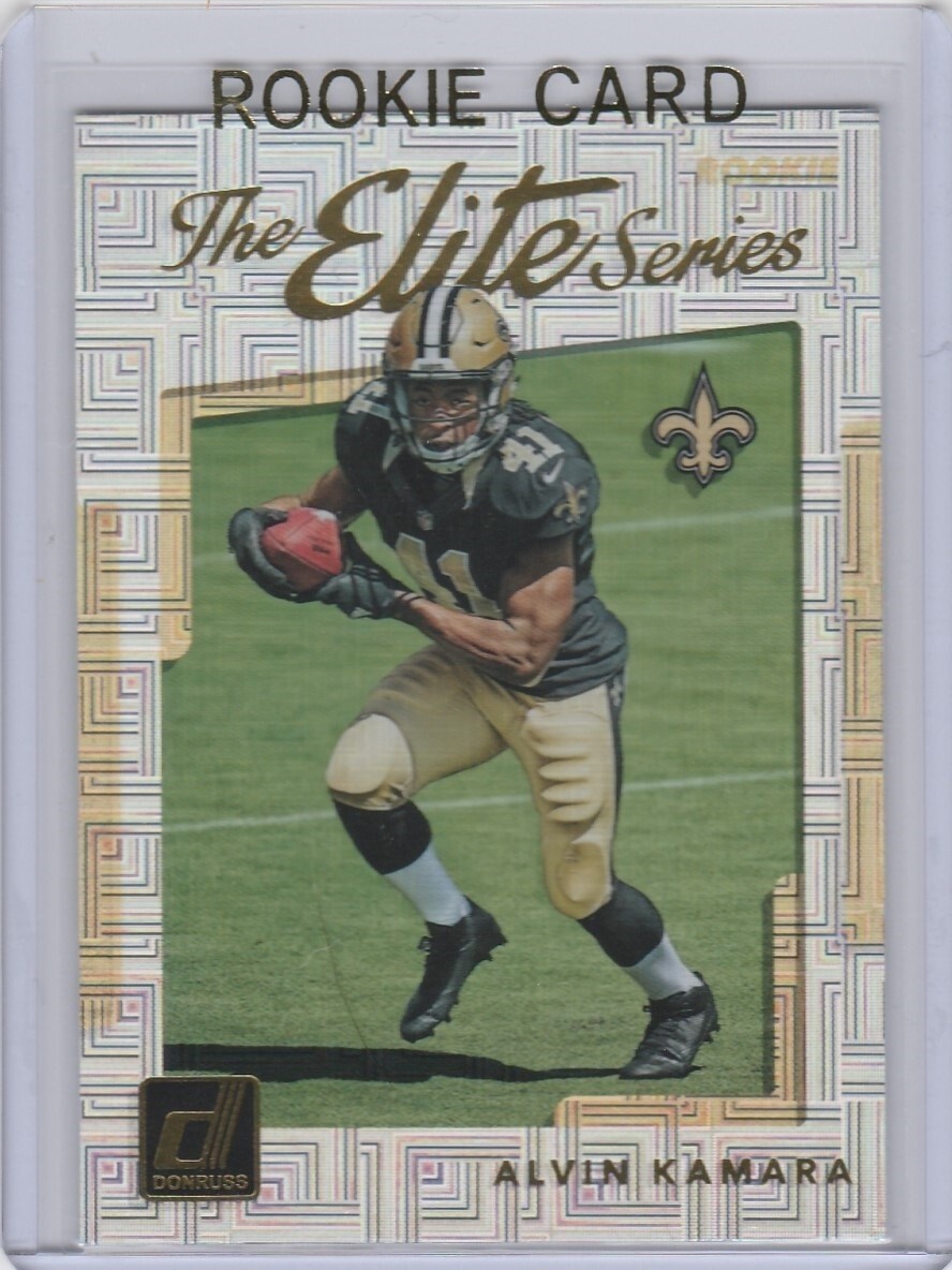 ALVIN KAMARA ROOKIE CARD Donruss ELITE SERIES RC New Orleans Saints Football