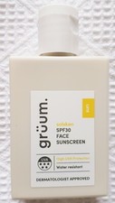 Image of Gruum ~ SPF30 5* UVA UVB Water Resistant Sunscreen ~ Face Sunscreen ~ 50ml ~ NEW