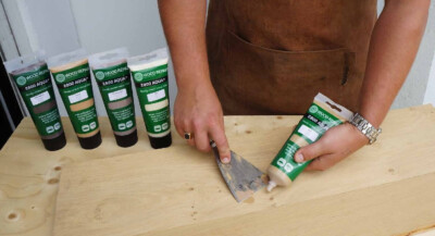 Wood Repair E800 Aqua+ Spachtelmasse diverse Farben 400g Tube