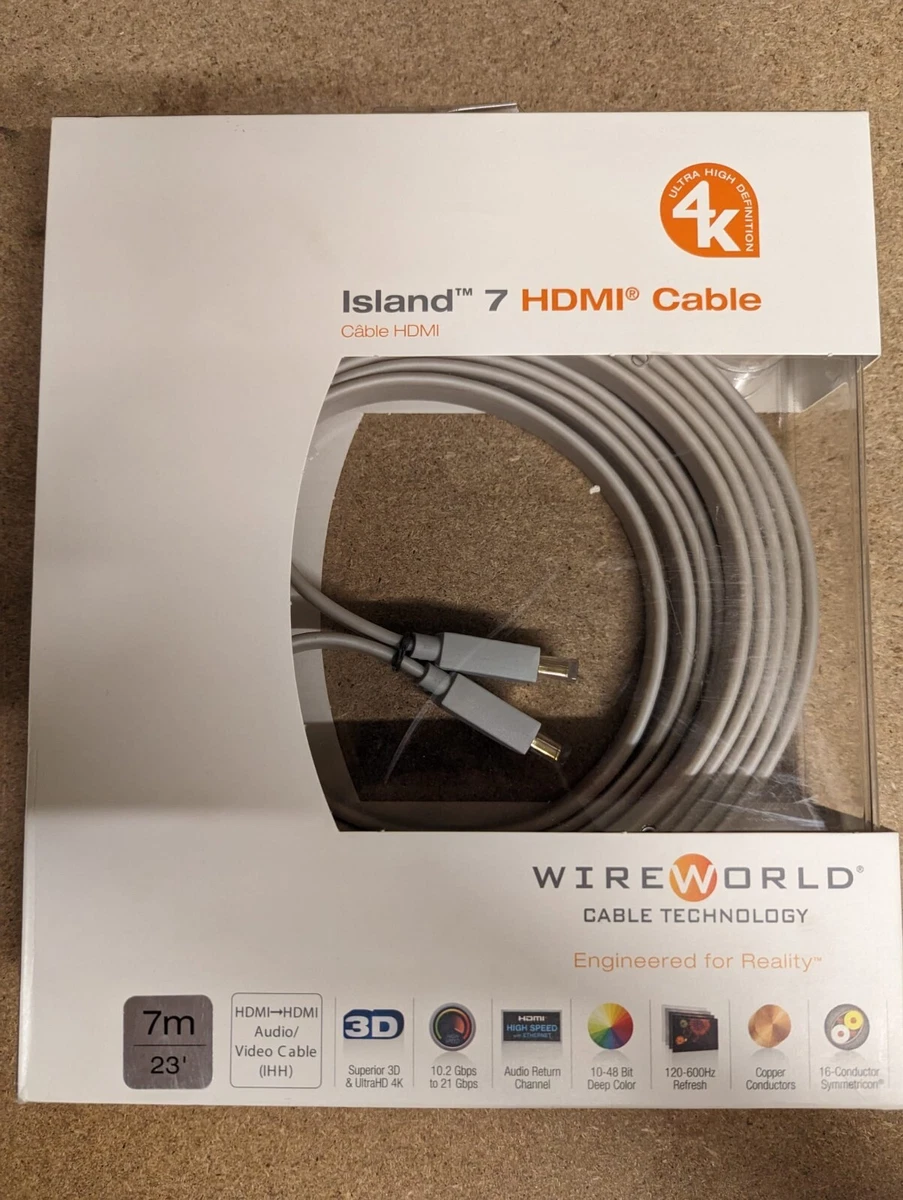 Wireworld Island 7 HDMI to HDMI Cable 7M HIGH SPEED