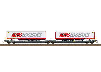 Trix H0 24472 - Doppel-Taschenwagen Sdggmrss, MFD Rail GmbH, Ep. VI   Neuware