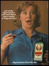J&auml;germeister #1220 - Reklame Werbeanzeige Original-Werbung 1977