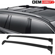Fits 16-22 Honda Pilot YF5/6 OE Factory Style Roof Rack Cross Bar Black Aluminum