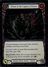 Tribute To The Legions Of Doom DTD132 Foil Blue Flesh and Blood TCG FAB TCG