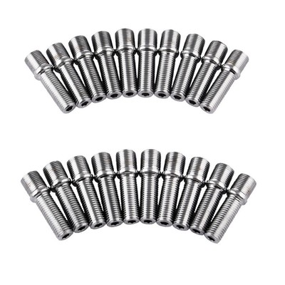 20 Stück verlängerte Radumbau M14x1,5 auf M12x1,5 50 mm