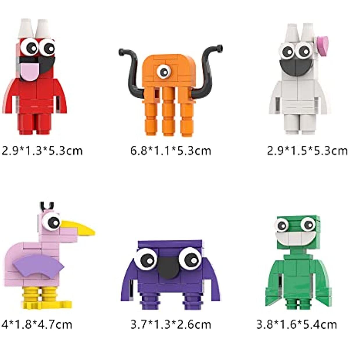 Banban Building Blocks Set,Garden Monster Character Action Figure