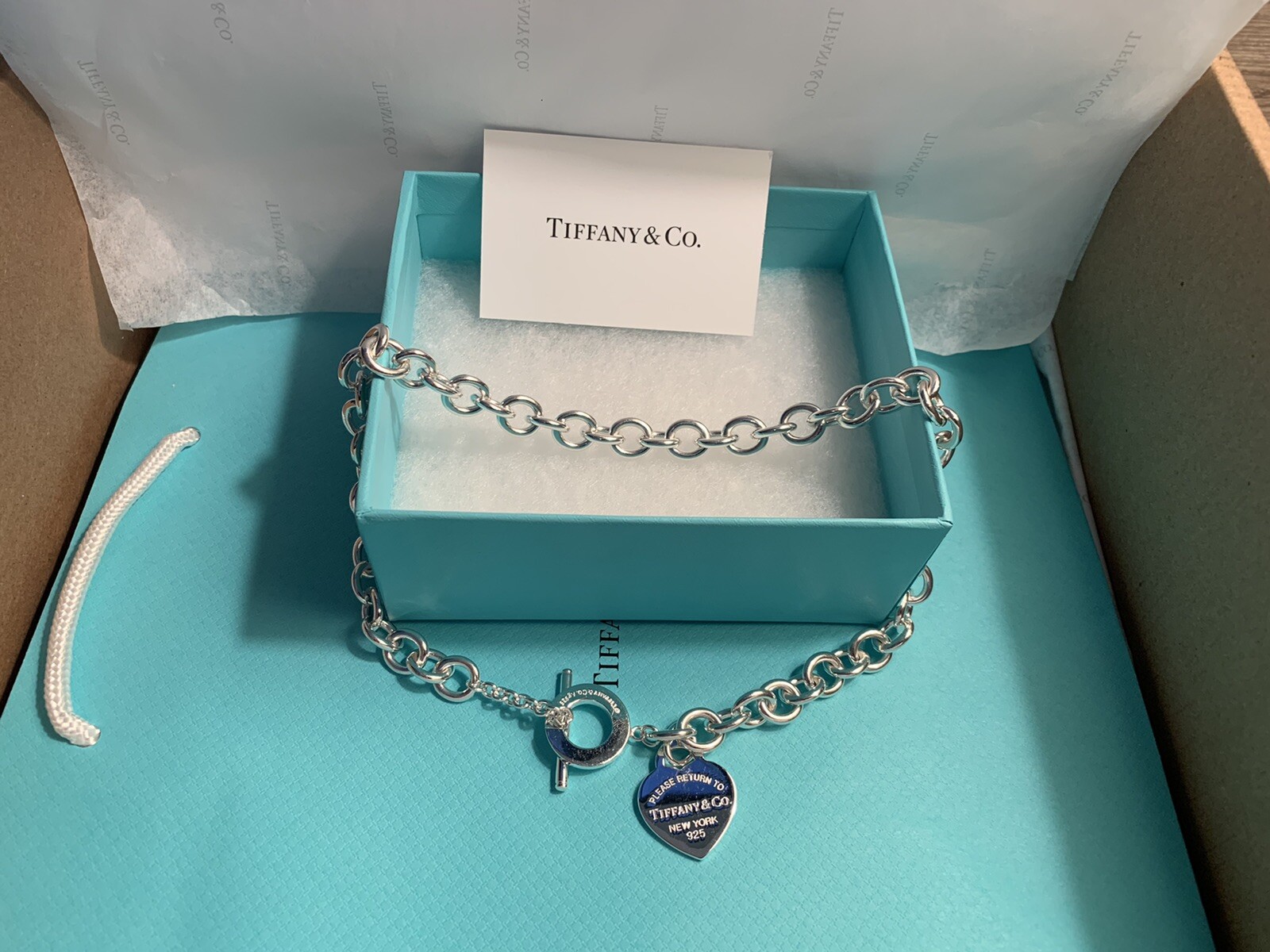 Tag Toggle Tiffany And Co Toggle Heart Necklace And Bracelet Set