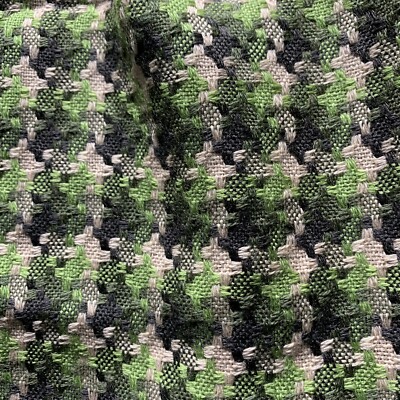 Green, tan brown/Black fine wool Scarf by Caterina de Medici Italy Caterina de Medici Italy 100% Wool Scarf green khaki brown  main image 4