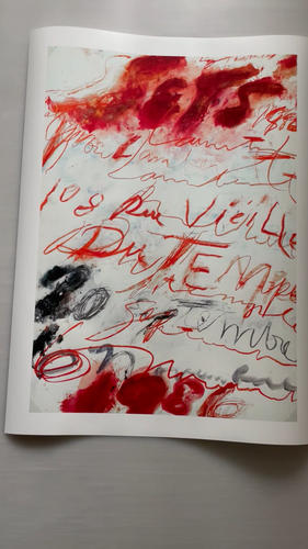 Cy Twombly - Exhibition Poster, Yvon Lambert Gallery 1986, Abstract Giclee Print - Video 1 of 1