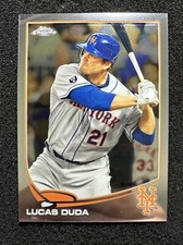 LUCAS DUDA #5 2013 Topps Chrome Baseball QTY New York Mets