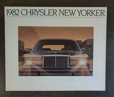 Vintage 1982 Chrysler New Yorker Full Color Original Dealer Brochure Booklet