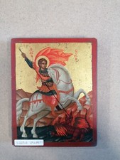 Quadro San Giorgio, copia fedele icona bizantina