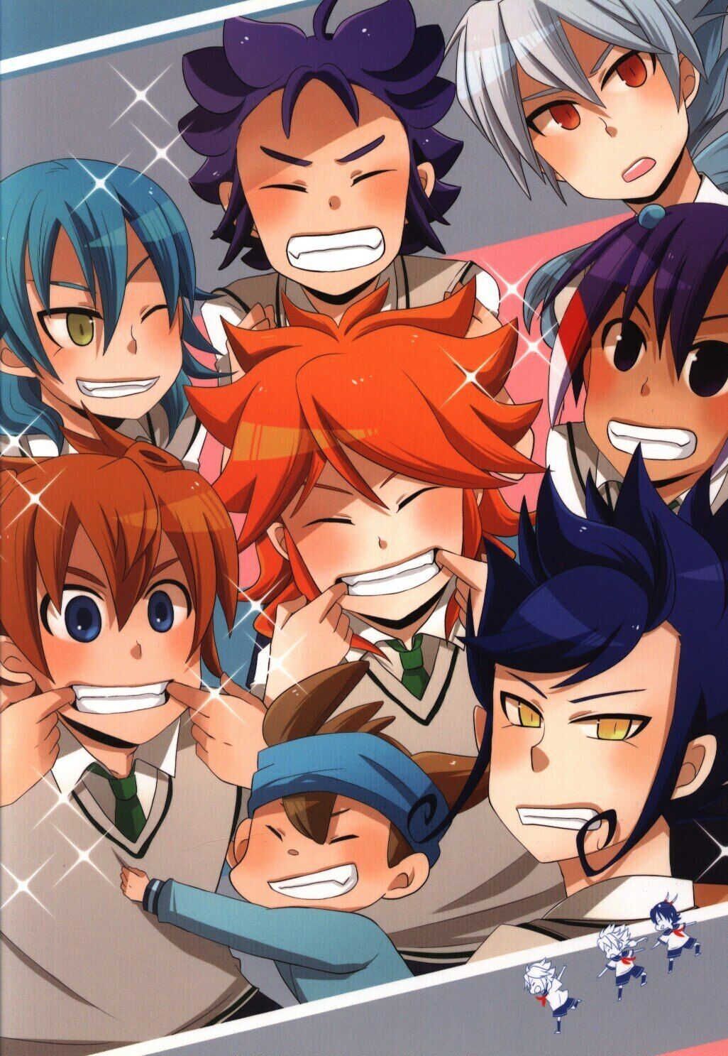 Inazuma eleven go, Image manga, Anime