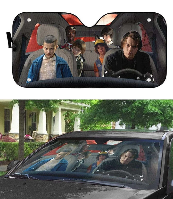 Stranger Things Teaser Custom Car Auto Sunshade