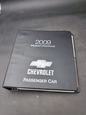 2009 Chevrolet Product Portfolio Dealer Album Corvette Camaro Color Trim