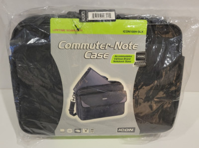 Icon Black Hacker ICON100H-BLK - Laptop Notebook Bag Messenger NWT