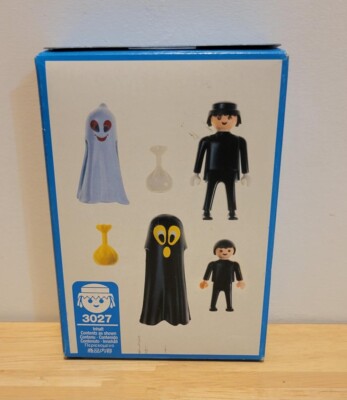 Playmobil 3027 Big & Little Ghost Trick or Treaters Rare | eBay