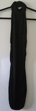 Guess Jeans Halter Black Dress Over Knee Lenth Size Small