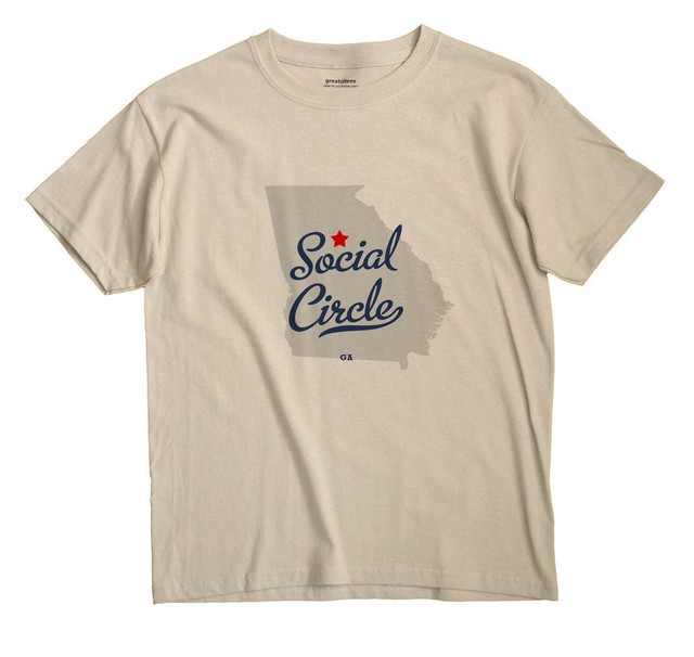 Social Circle GA TShirt MAP eBay