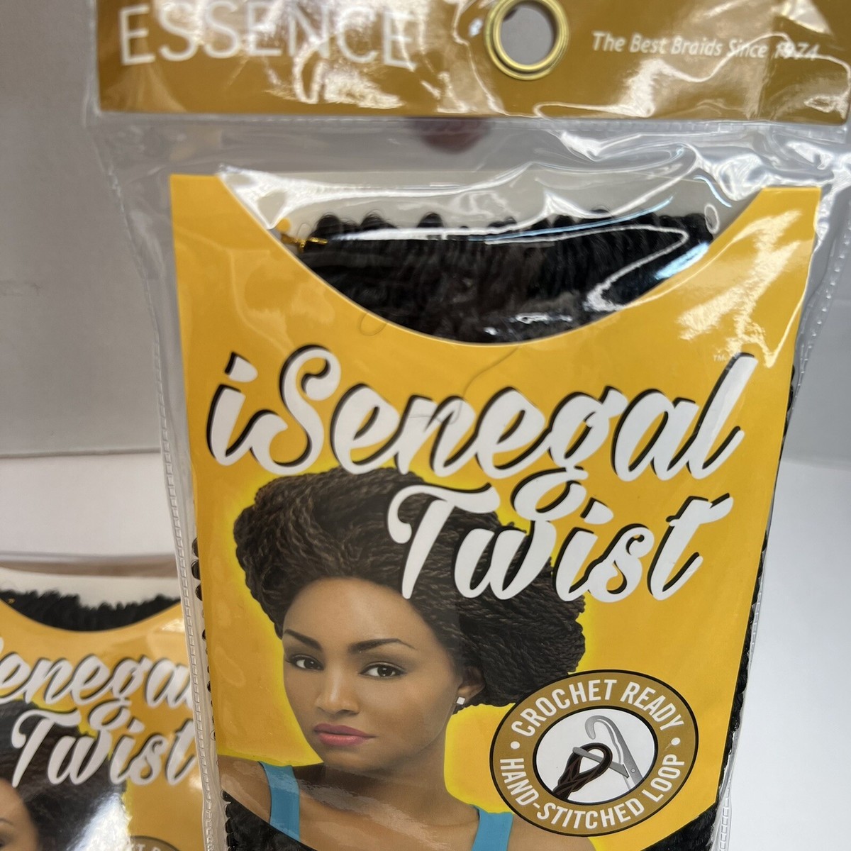 Essence ISenegal Twist 100% Kanekalon Pk 12” Braids Color 1B