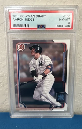 2015 Bowman Draft Aaron Judge #150 PSA 8