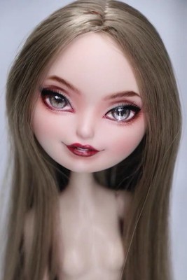 OOAK Ever After High doll Repaint Custom Art Doll Head ~Only the Head, Y