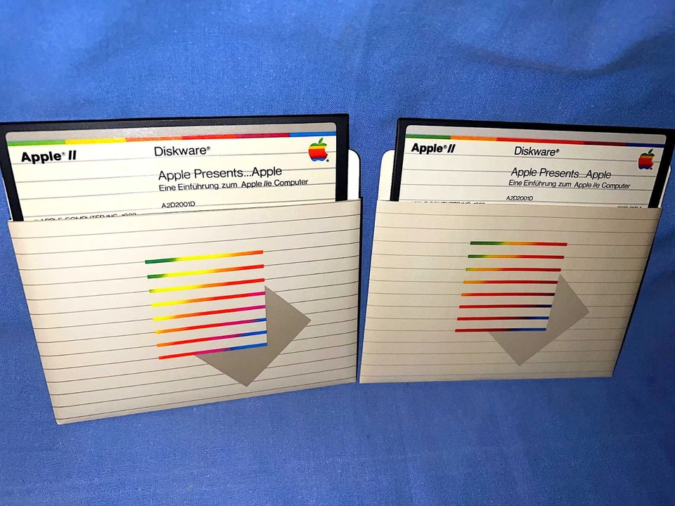 Apple Computer Presents II II+ IIe 5,25" Diskware 1982 Informatik ComputerMuseum - Bild 2 von 4