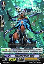 Vanguard TCG card EB11/012ENR Moonlight Witch, Vaha Requiem at Dusk